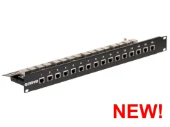 Protective Panel IP-CCTV, 16 ports with active PoE power input, PTF-516R-ECO/InPoE/A