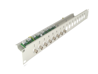 8-channels twisted pair balun, with ground loop separator, LST-8R