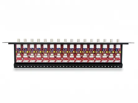 HD-CCTV patch-panel with surge protection