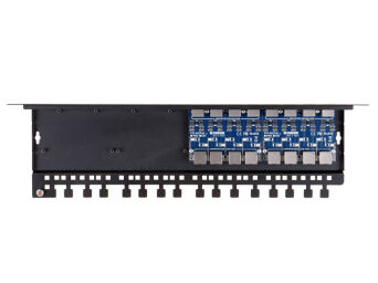 Gigabit Ethernet surge protector compatible with 1000Base-T, 8 LAN channels