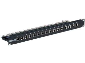 16-channel surge protector for LAN and IP-CCTV, PTF-516R-ECO/PoE