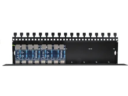 8-channel IP surge protector, PRO series, with PoE function