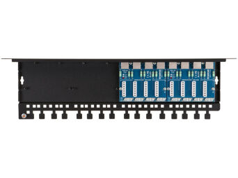 LAN / IP-CCTV patch-panel with built-in surge protection, PTU-58R-ECO/PoE