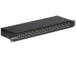 Ethernet patch-panel with surge arrester
