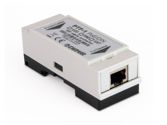 Surge protection for LAN mounted on DIN rail, PTF-1-DIN