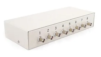 CCTV patchpanel, video separator, power distributor, LSO-8-FPS with power distribution