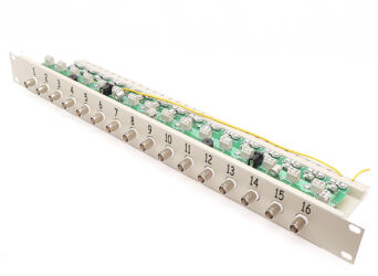 CCTV patchpanel, video separator, power distributor, LSO-16R-FPS