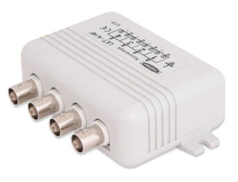 4-channel surge protector with Video Balun, LKT-4