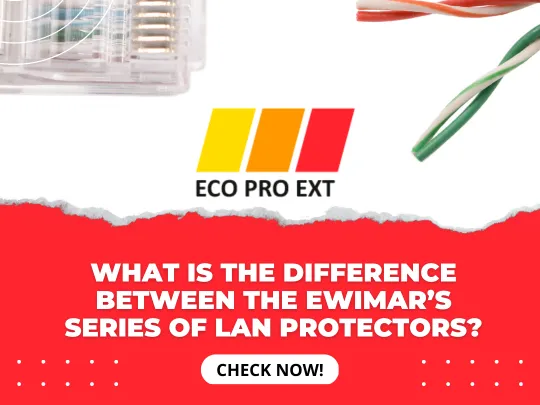 ¿Cuál es la diferencia entre la serie de protectores LAN de Ewimar?
